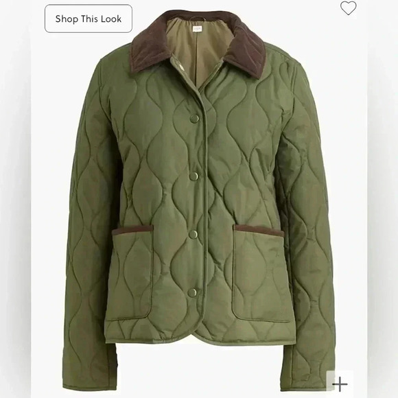 JCREW Quilted Barn Jacket - NWT - S - Picture 2 of 12